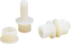 PARTS UNLIMITED License Plate Bolt - 100 Pack - White LP-600