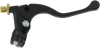 PARTS UNLIMITED Shorty Style Power Lever Assembly - Left Hand - Honda - Black 43-1104L