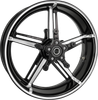 ARLEN NESS Wheel with Hub/Adapter - Factory 24 - Front - Black/Contrast Cut - 18x5.5 91-652