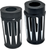 ARLEN NESS Fork Boot Covers - Black Anodized - Deep Cut - FLHTD 20-014