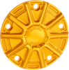 ARLEN NESS Points Cover - 10 Gauge - 5 Hole - Gold Anodized - '99-'17 Twin Cam 700-028