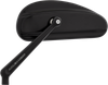 ARLEN NESS Mirrors - Downdraft - Side View - Elongated - Black 510-026