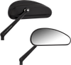 ARLEN NESS Mirrors - Downdraft - Side View - Elongated - Black 510-026