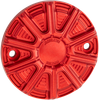 ARLEN NESS Points Cover - 10 Gauge - 2 Hole - Red Anodized - '17-'25 M8 700-014
