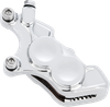 ARLEN NESS 4-Piston Caliper - Front Right - 11.8" - Chrome 02-222
