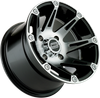 MOOSE OFFROAD Wheel - 387X - Rear - Machined Black - 12x8 - 4/156 - 4+4 387MO128156BW4