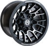 MOOSE OFFROAD Wheel - 24X - Rear - Black - 12x8 - 4/136 - 4+4 24128136GBMF4