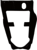 MOOSE OFFROAD Front Chain Slider - Honda TRX250R - Black 1021-BLK