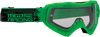 MOOSE OFFROAD Qualifier Goggle - Agroid - Green - Clear Lens 2601-2655