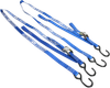 MOOSE OFFROAD Soft-Tie Tie-Down Straps - 1" x 7' - Blue 3920-0304