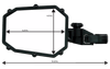 MOOSE OFFROAD Mirror - Side View - Octagon - Black MUTVMIR-ES1-CCS