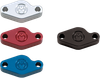 MOOSE OFFROAD E-Brake Block-Off Plate - Red BL-BP6061R