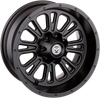 MOOSE OFFROAD Wheel - 399X - Rear - Black - 12x8 - 4/156 - 4+4 399MO128156MB4