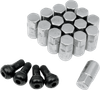 MOOSE OFFROAD Lug Nuts with Valve Stems - 12 mm x 1.50 - Chrome - Tapered - 16 Pack SP300MO207