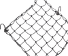 MOOSE OFFROAD Cargo Net - Adjustable - 15" x 15" - Black 50152-NM