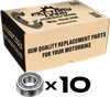 FACTORY LINKS Wheel Bearings - Double Seal - 63005 2RS - 25x47x16 - 10 Pack WBE-J-066