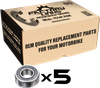 FACTORY LINKS Wheel Bearings - Double Seal - 6904 2RS - 20x37x9 - 5 Pack WBE-E-009
