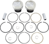 WISECO Tracker™ Series Piston Kit - 3.518"- 1340 cc 80 Cubic Inch - +0.020" - Evolution K0216P2