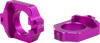 WORKS CONNECTION Elite Axle Block Kit - Purple - Yamaha 17-P281