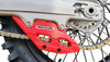 T.M. DESIGNWORKS Factory Edition Chain Guide With Replacement Wear Pad - Red - Gas Gas/Husqvarna/KTM RCG-KT5-RD
