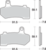 SBS Sintered Brake Pads - Harley-Davidson 830H.HS