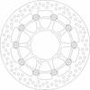 SBS Brake Rotor - SBS - Front 5012