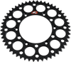 RENTHAL Rear Sprocket - Aluminum - 52 Tooth - Black - Suzuki 123U-520-52GYBK