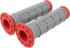 RENTHAL Dual-Compound ATV Grips - Half Waffle - Red G169