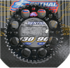 RENTHAL Rear Sprocket - Aluminum - 48 Tooth - Black - Suzuki/Yamaha 121U-428-48GPBK