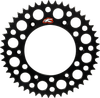 RENTHAL Rear Sprocket - Aluminum - 46 Tooth - Black 224U-520-46GPBK