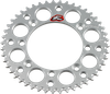 RENTHAL Rear Sprocket - Aluminum - 47 Tooth - Silver - Suzuki/Yamaha 121U-428-47GPSI