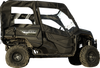 SEIZMIK Soft Doors - Middle/Rear Windows - Black/Clear - Honda - Pioneer 51-20983