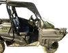 SEIZMIK Soft Doors - Middle/Rear Windows - Black/Clear - Honda - Pioneer 51-20983