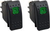 Lighted Rocker Switch Green