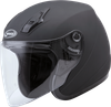 Of 17 Open Face Helmet Matte Black Md
