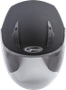 Of 17 Open Face Helmet Matte Black Md