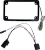 CUSTOM DYNAMICS Lighted License Plate Frame - Gloss Black - Talon CD-LPF-TA
