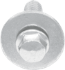 BOLT Bolts with Washers - Hex/Flange - M6 x 20 - 10 Pack 024-11620