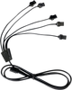 CUSTOM DYNAMICS ProGLOW™ Wire Extension - 30" - 5-Way Splitter PG-EXT-44