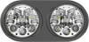 CUSTOM DYNAMICS Adaptive LED Headlight - Chrome - Black PB-RG13A-C