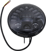 CUSTOM DYNAMICS Adaptive Headlight - 7" - Pedestal Mount - Black PB-7PA-B