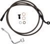 BARNETT Brake Line - Upper - Carbon Coat w/ Black Fittings - +6" 25430511336