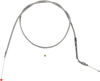 BARNETT Stainless Steel Throttle Cable - +6" - '02-'07 Touring 102303003506