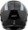 Ff 49 Syth Helmet Black/Silver Blue Sm