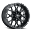 ITP Hurricane 16X7 / 4x156 BP / 4+3 Offset Matte Black Wheel