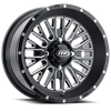 ITP Momentum 18x6.5 / 4x156 BP / 10mm Offset Black w/ Milled Accents Wheel