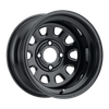 ITP Delta Steel 14x7 / 4x110 BP / 5+2 Offset Black Wheel