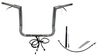 FAT BAGGERS INC. EZ Install Wired 1-1/2" Flat Top Handlebar Kit - 14" - Chrome 612014