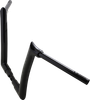 FAT BAGGERS INC. 1-1/2" EZ Install Pointed Top Handlebar - 12" - Black 806012-B
