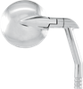 PERFORMANCE MACHINE (PM) Mirror - Vision - Side View - Round - Chrome - Left/Right 0064-2035-CH